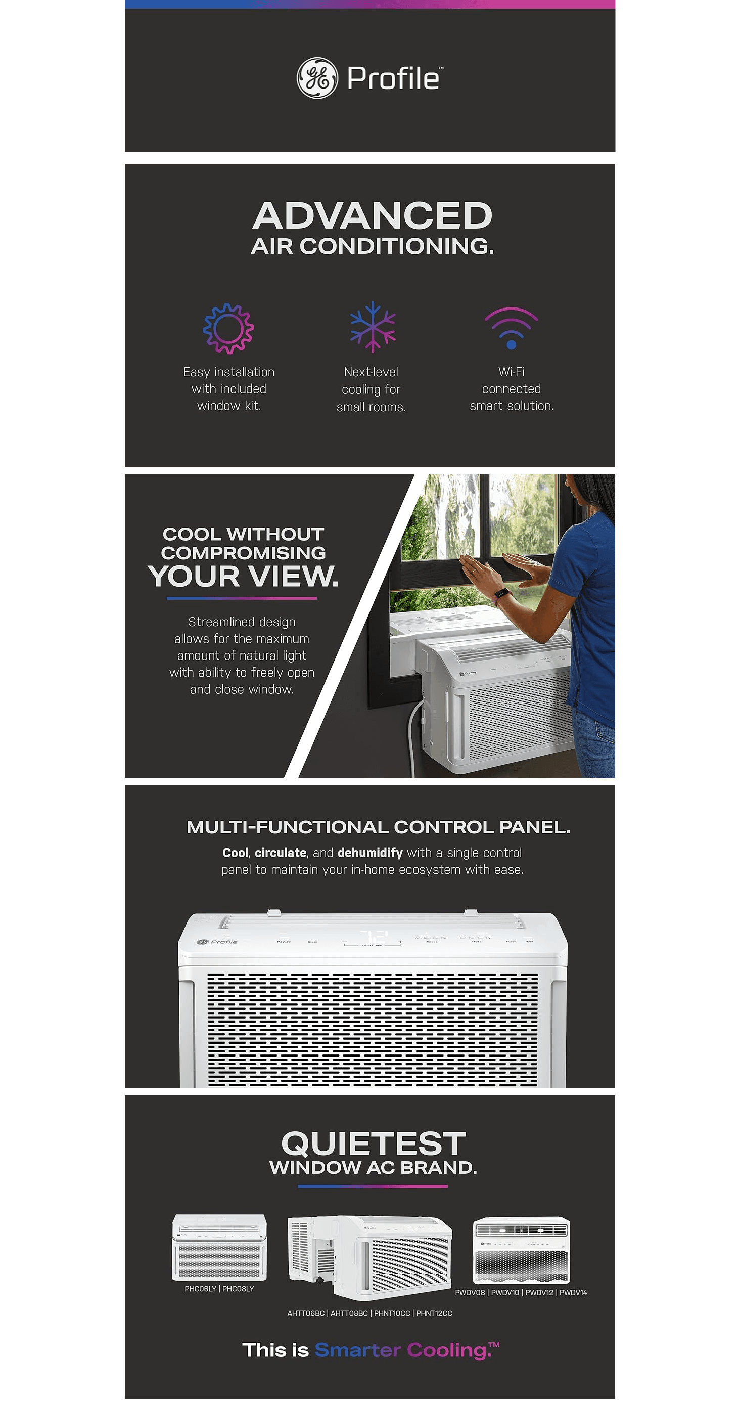 Amazon.com: Profile AHTT08BC Clearview Air Conditioner 8,300: A+ Premium