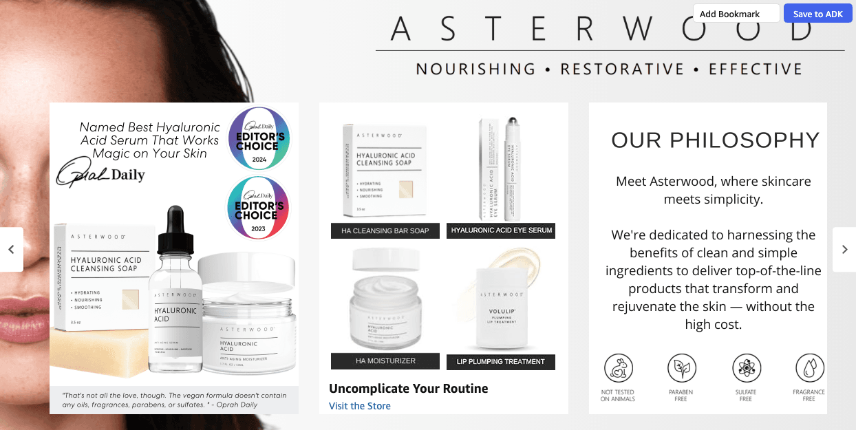 Amazon.com: Asterwood Hyaluronic Acid Serum for Face: Brand Stories