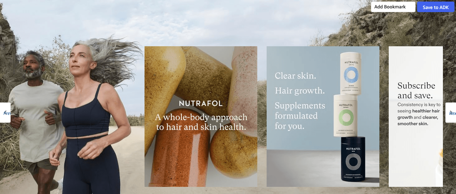 Brand Stories for Amazon.com: Nutrafol Women's Balance Hair Growth Supplements