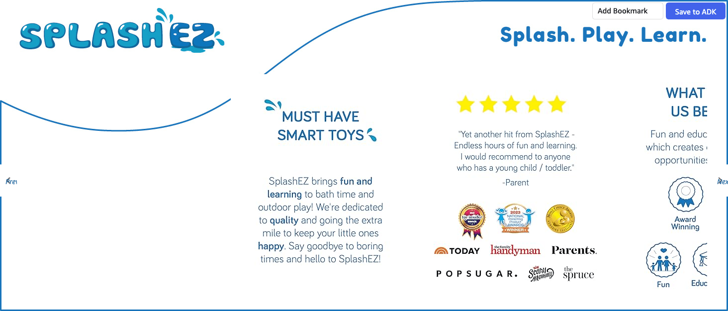 Amazon.com: SplashEZ 3-in-1 Splash Pad: Brand Stories