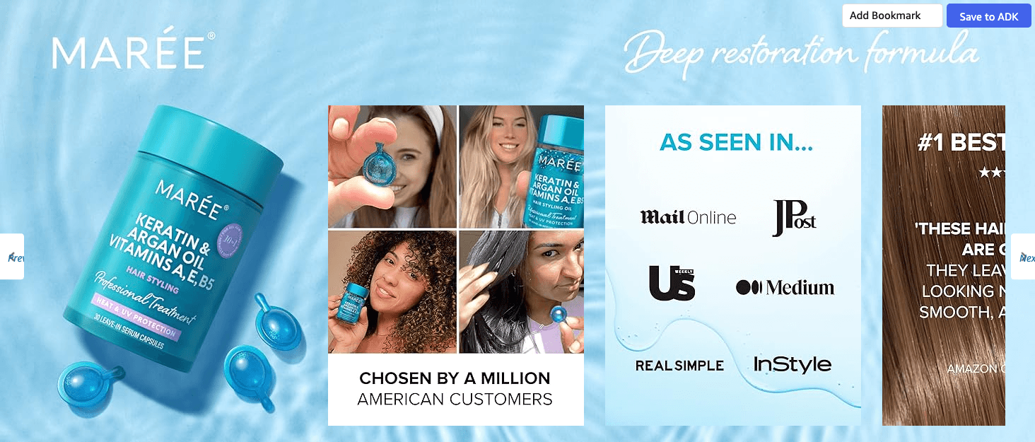 Amazon.com: MAREE Hair Oil for Frizzy: Brand Stories