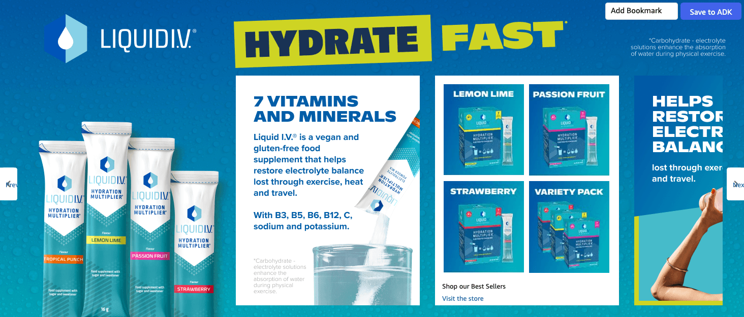 Liquid I.V. Hydration Sachets: Brand Stories