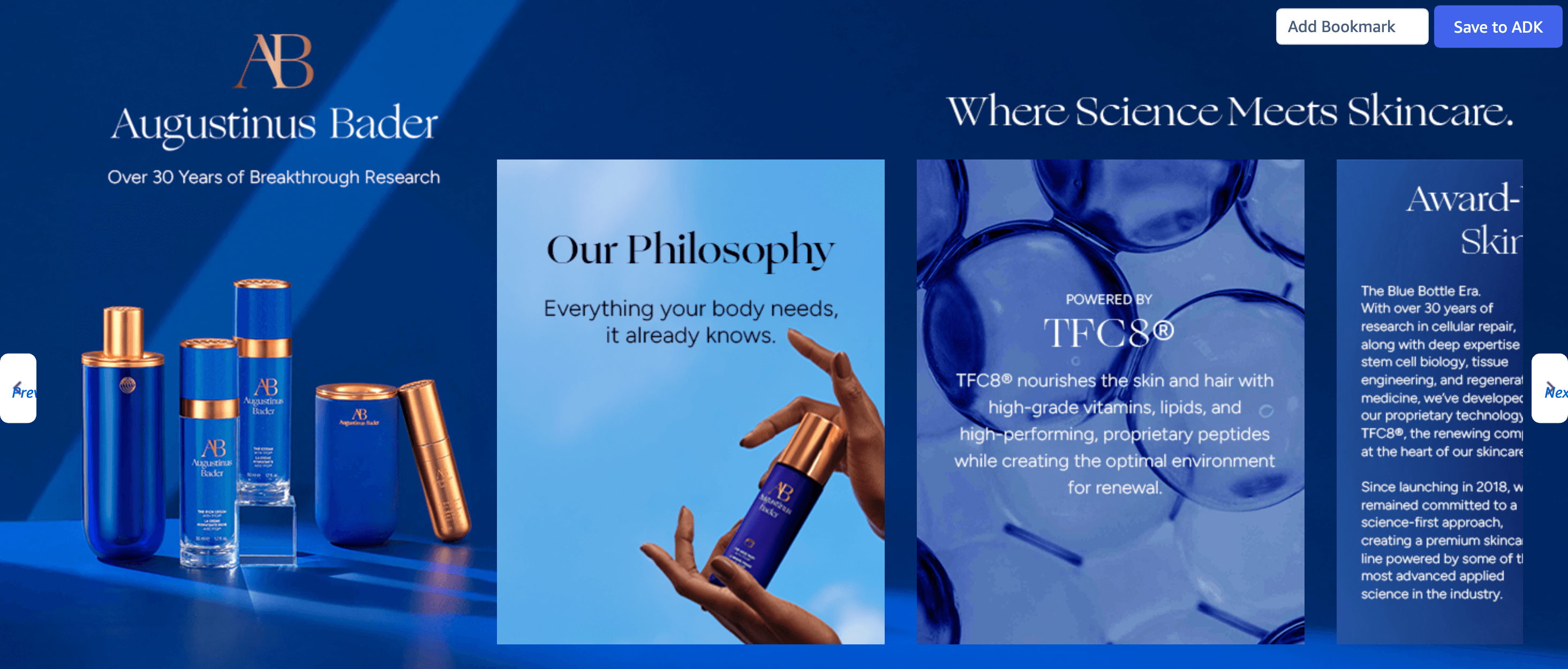 Brand Stories for Amazon.com: Augustinus Bader The Rich Cream