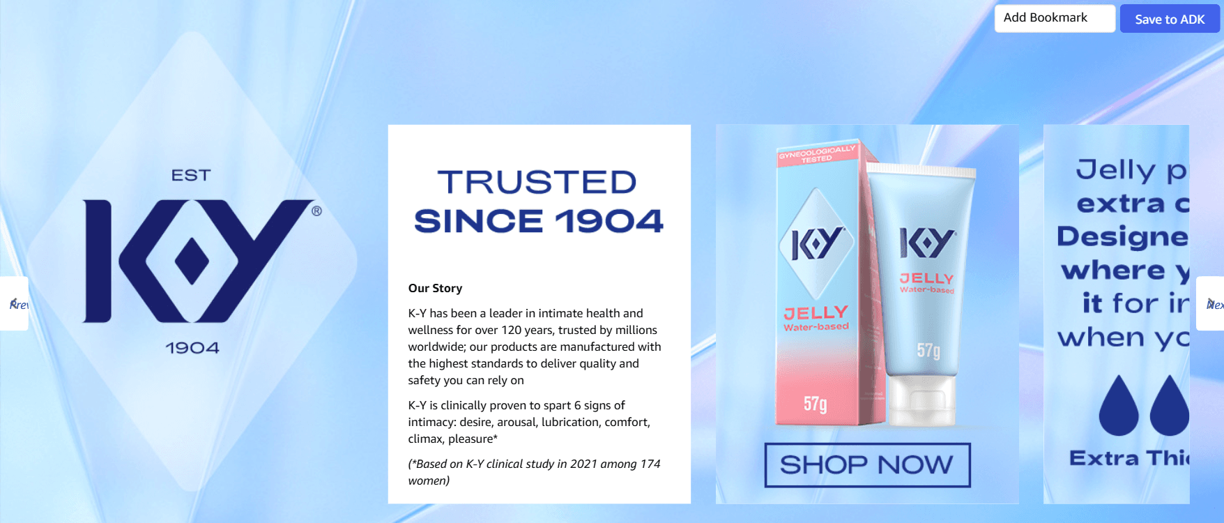 KY Jelly Lube: Brand Stories