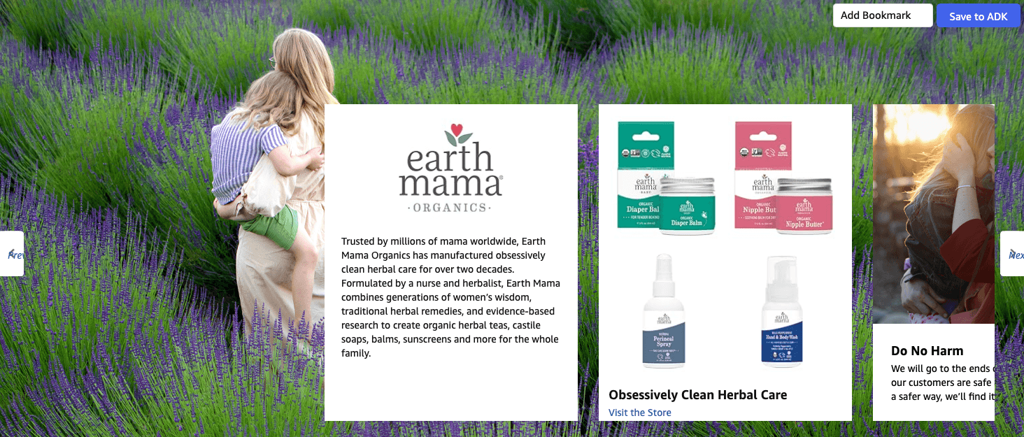 Brand Stories for Amazon.com: Earth Mama Organic Nipple Butter™