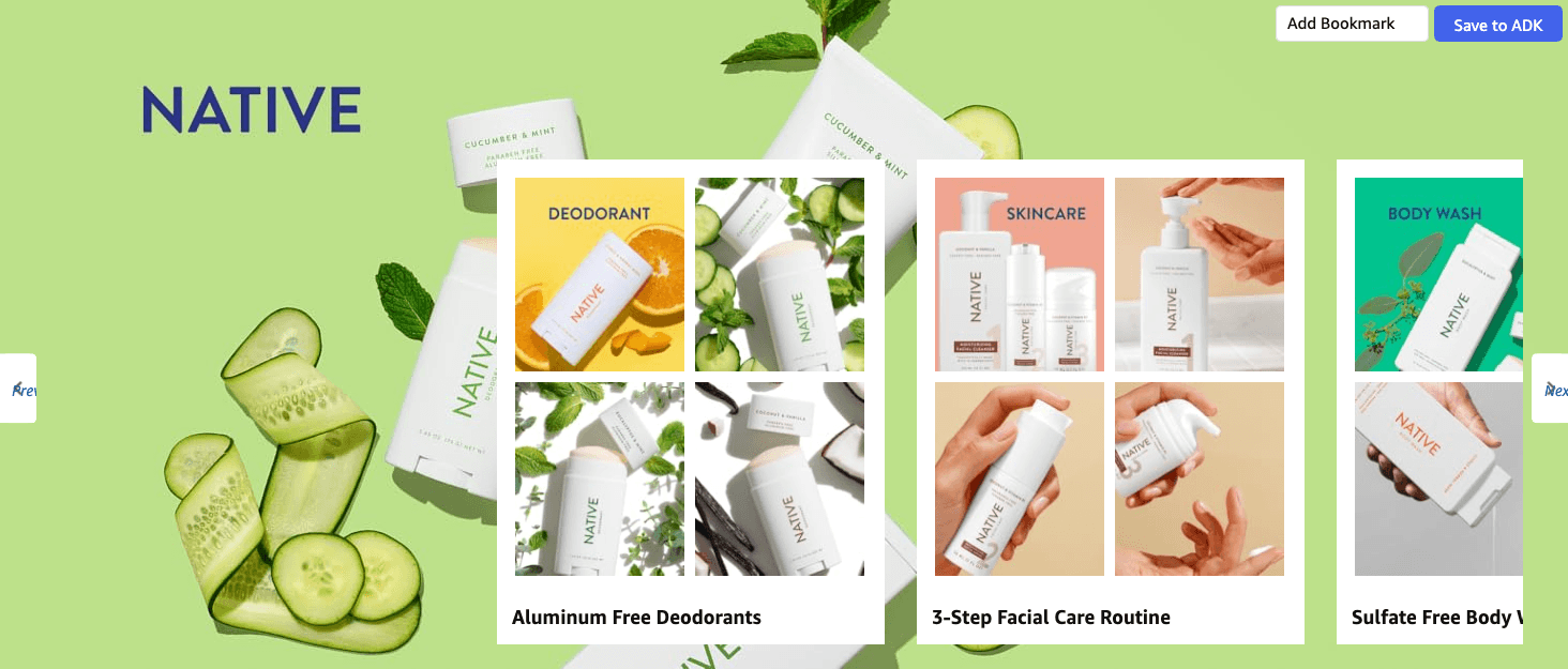 Brand Stories for Amazon.com : Native Deodorant Contains Naturally Derived Ingredients
