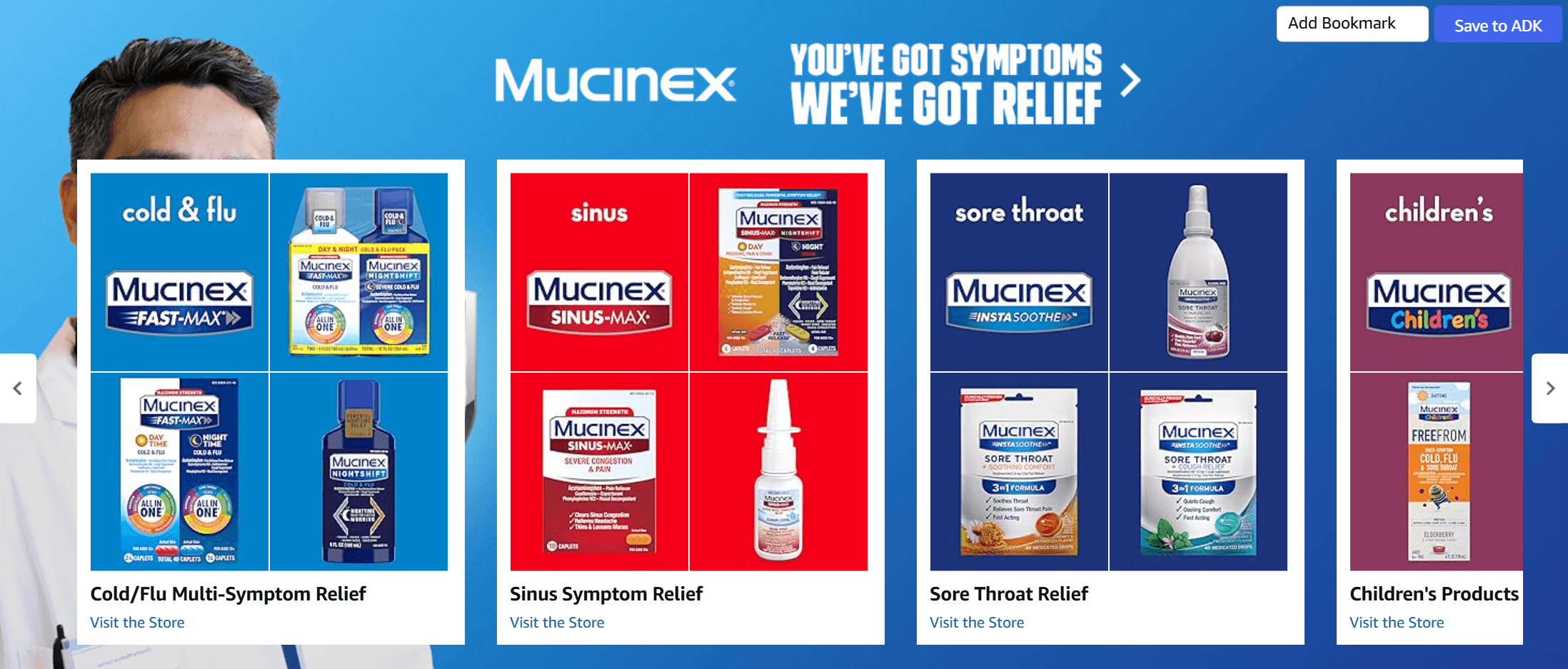Brand Stories for Amazon.com: Mucinex Sinus Saline Nasal Spray & Sinus Rinse