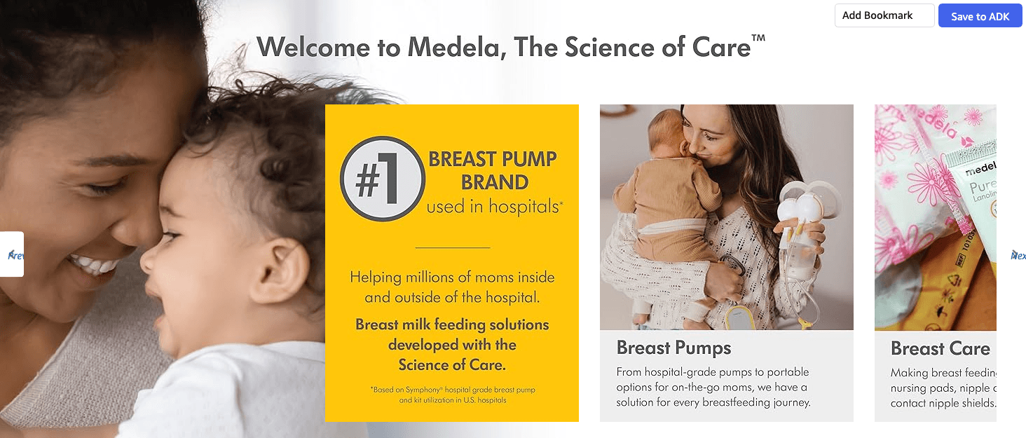 Amazon.com : Medela Manual breast pump with Flex Shields Harmony Single Hand for More…: Brand Stories