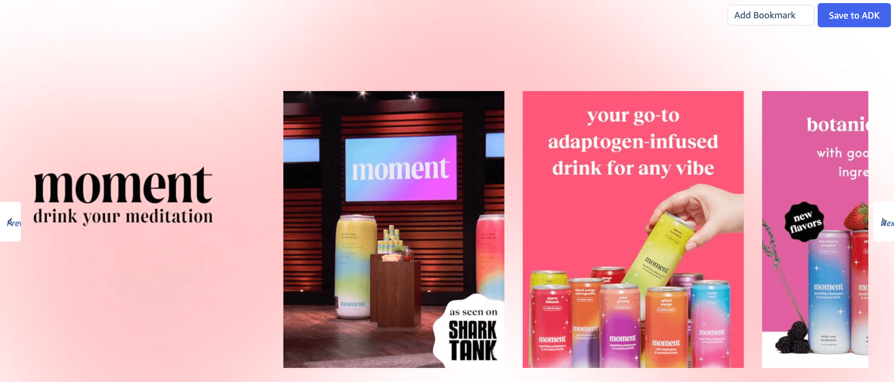 Amazon.com : Moment Botanical Soda Soft Drink (Shark Tank): Brand Stories