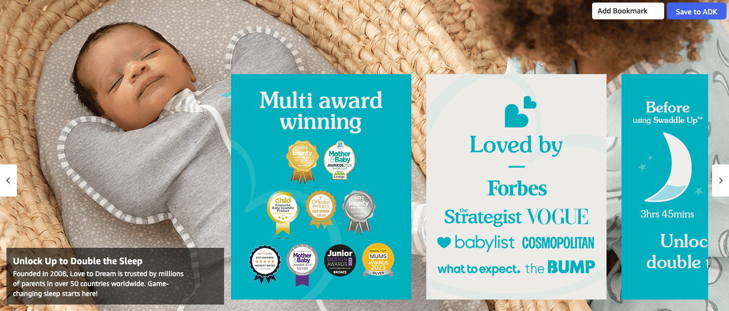 Amazon.com: Love to Dream Swaddle UP: Brand Stories