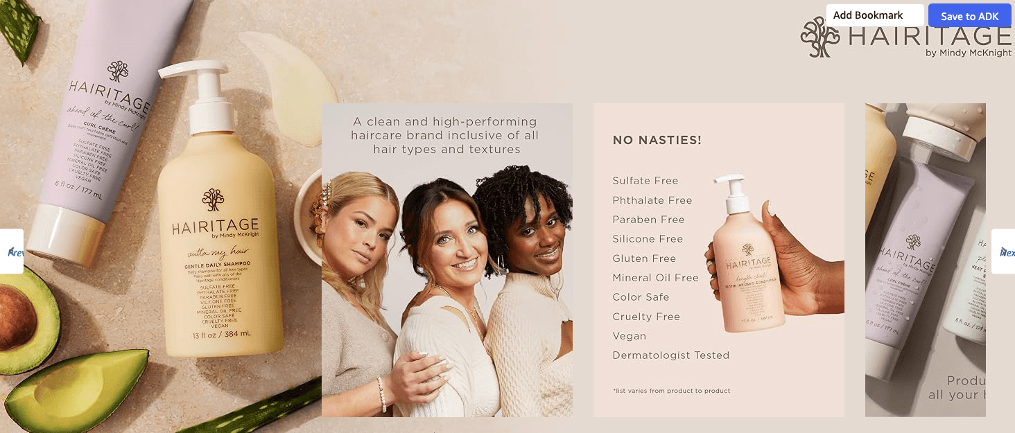 Amazon.com: Hairitage Hydrating Jojoba Oil Curl Cream for Curly Hair: Brand Stories