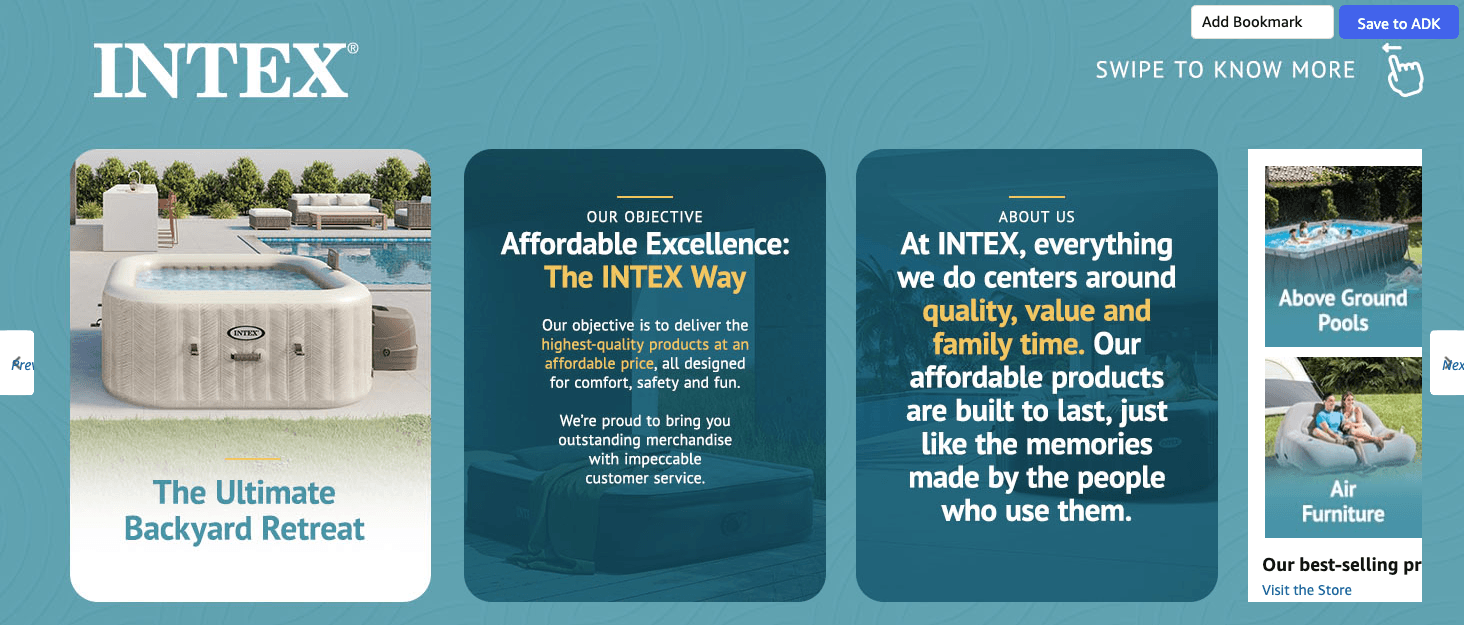 Amazon.com: Intex Kool Splash Inflatable Water Slide Swimming Pool Play Center with…: Brand Stories