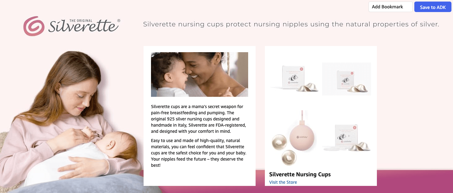 Amazon.com : SILVERETTE® The Original Silver Nursing Cups: Brand Stories