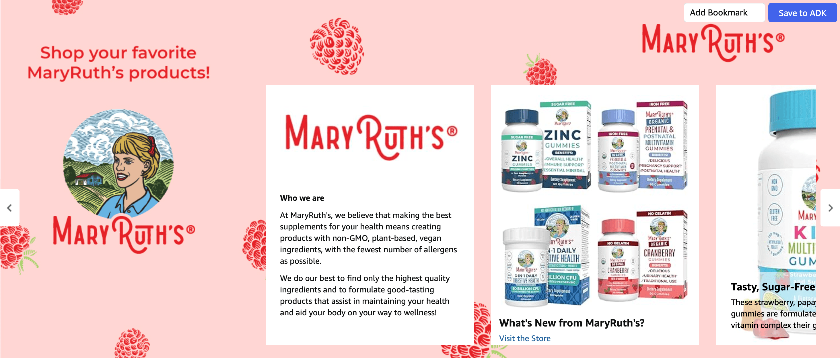 Amazon.com : MaryRuth Organics Women's Hair Growth MAX Liposomal: Brand Stories