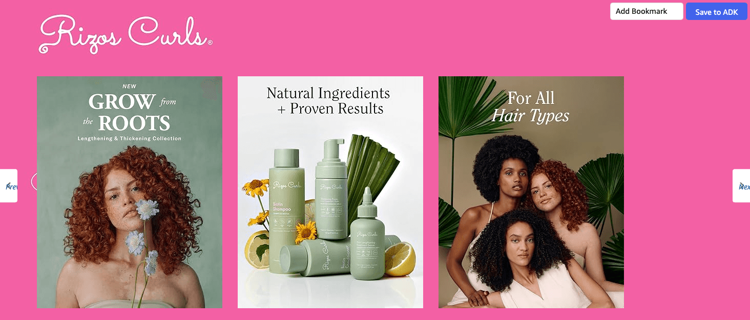 Brand Stories for Amazon.com: Rizos Curls Curl Defining Cream for Wavy