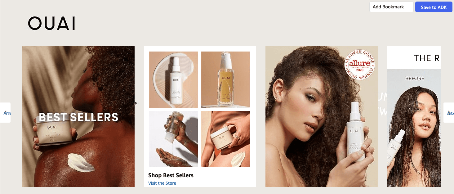 Brand Stories for Amazon.com: OUAI Curl Cream