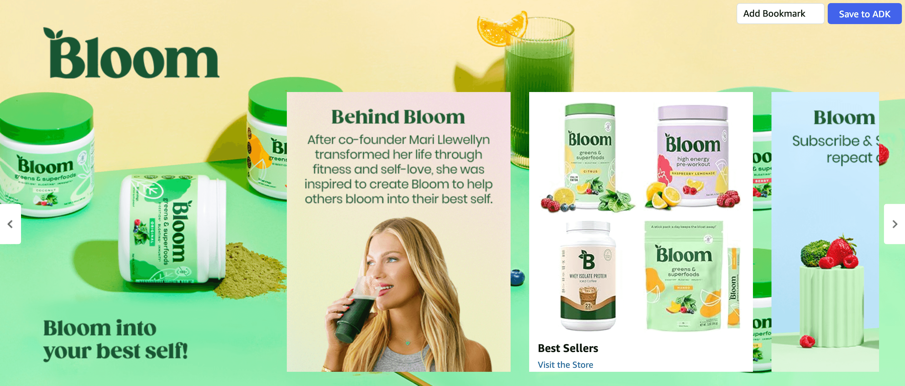 Brand Stories for Amazon.com: Bloom Nutrition Bovine Colostrum Powder for Gut Health