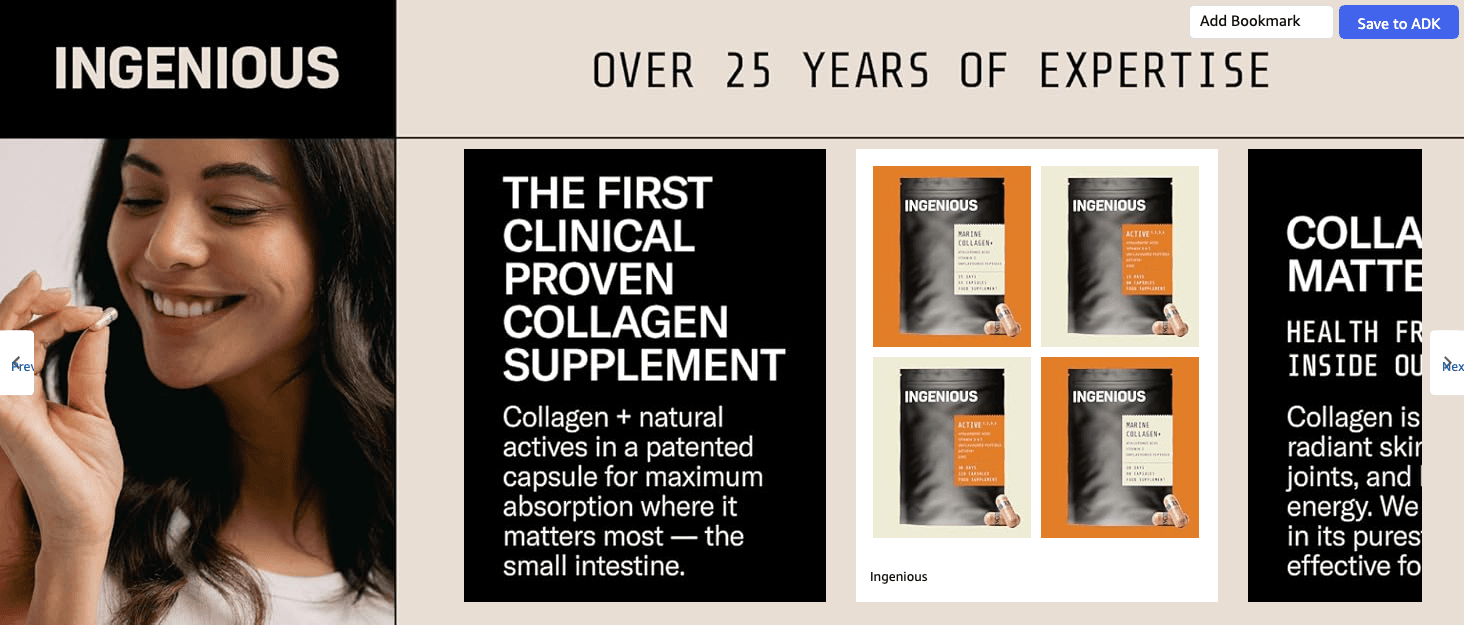 Brand Stories for INGENIOUS 100% Pure Marine Collagen Capsules