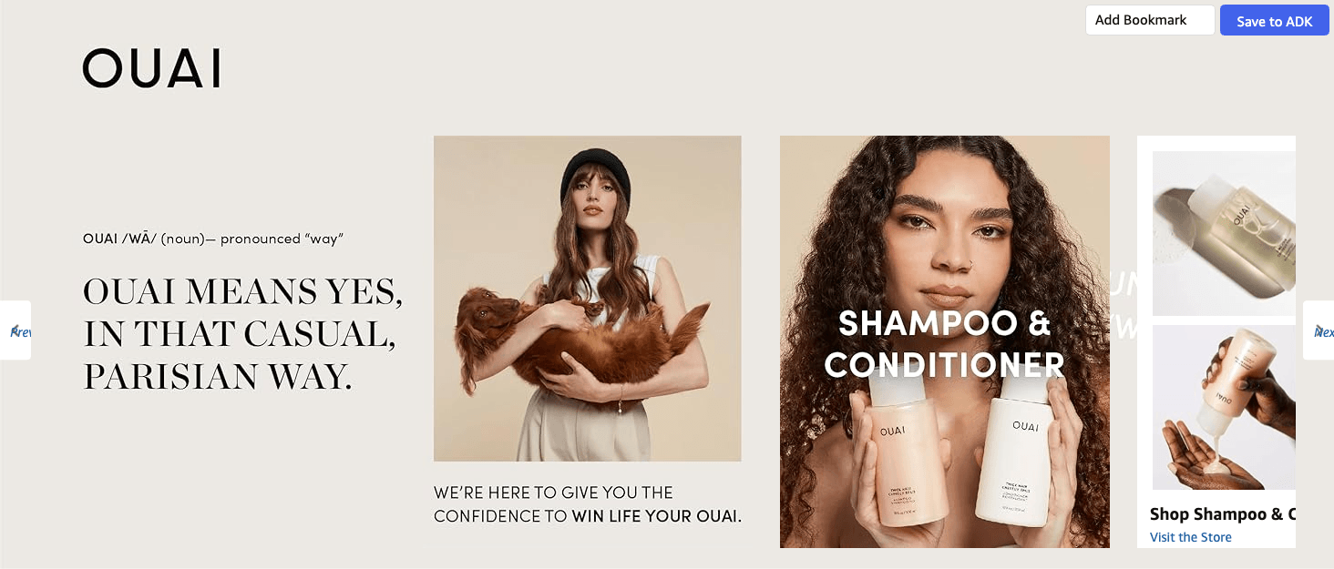Brand Stories for Amazon.com: OUAI Curl Cream