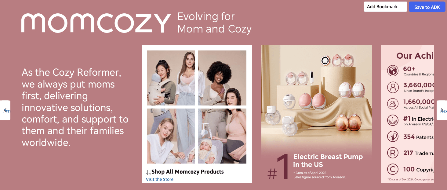 Amazon.com : Momcozy Breast Pump Hands Free M5: Brand Stories
