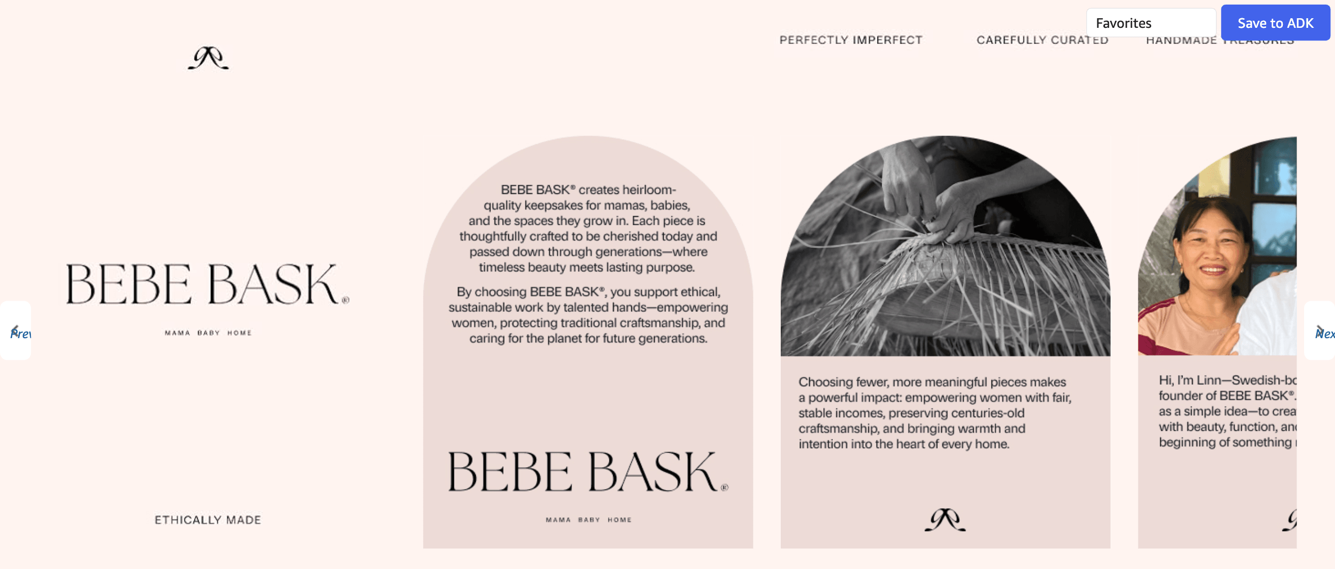 Brand Stories for Amazon.com: BEBE BASK Premium Baby Diaper Caddy Organizer