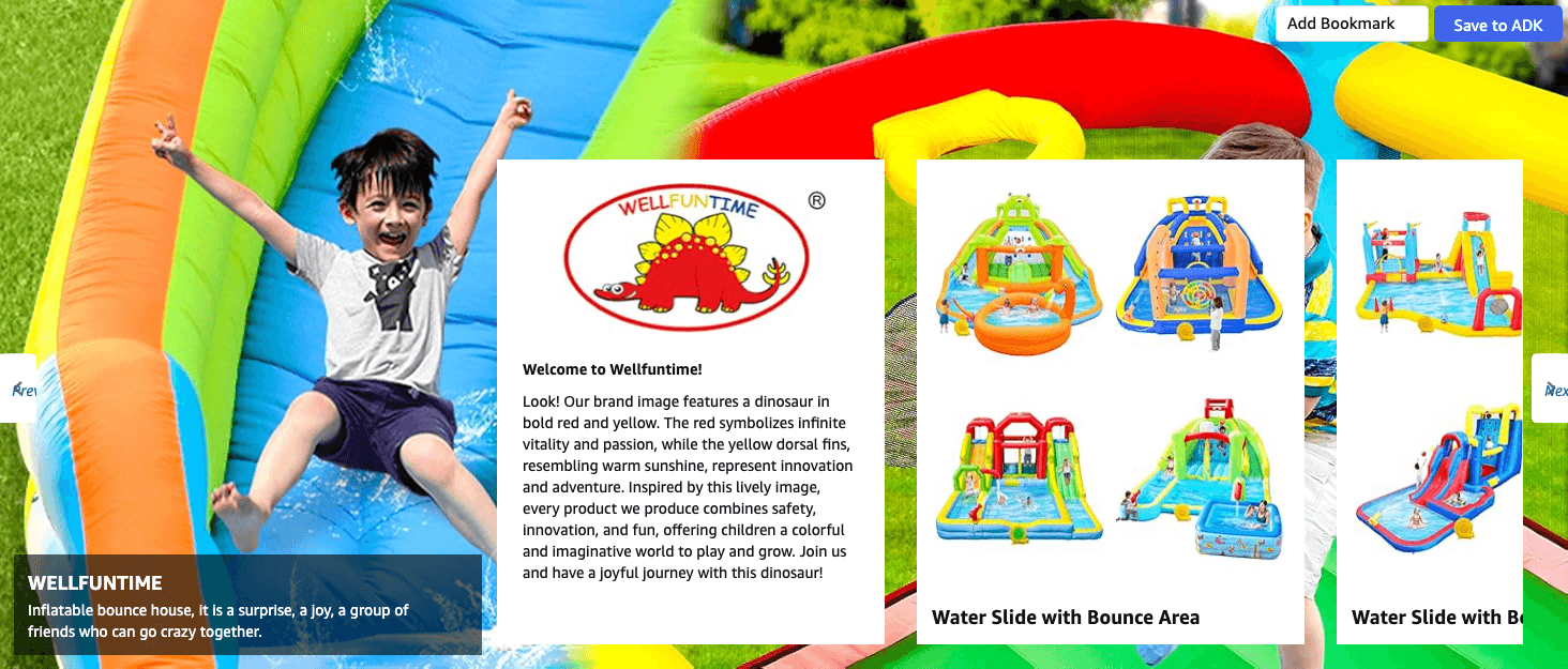 Amazon.com: WELLFUNTIME Inflatable Water Slide: Brand Stories