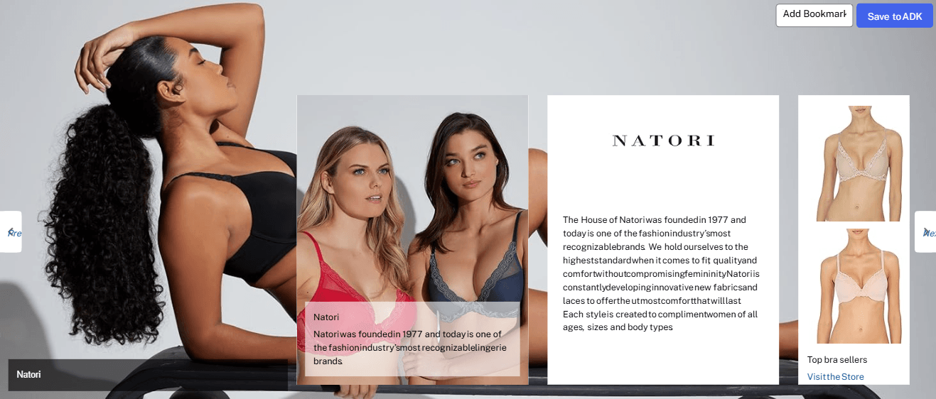 Brand Stories for Natori Women's Pure Luxe Custom Coverage Contour