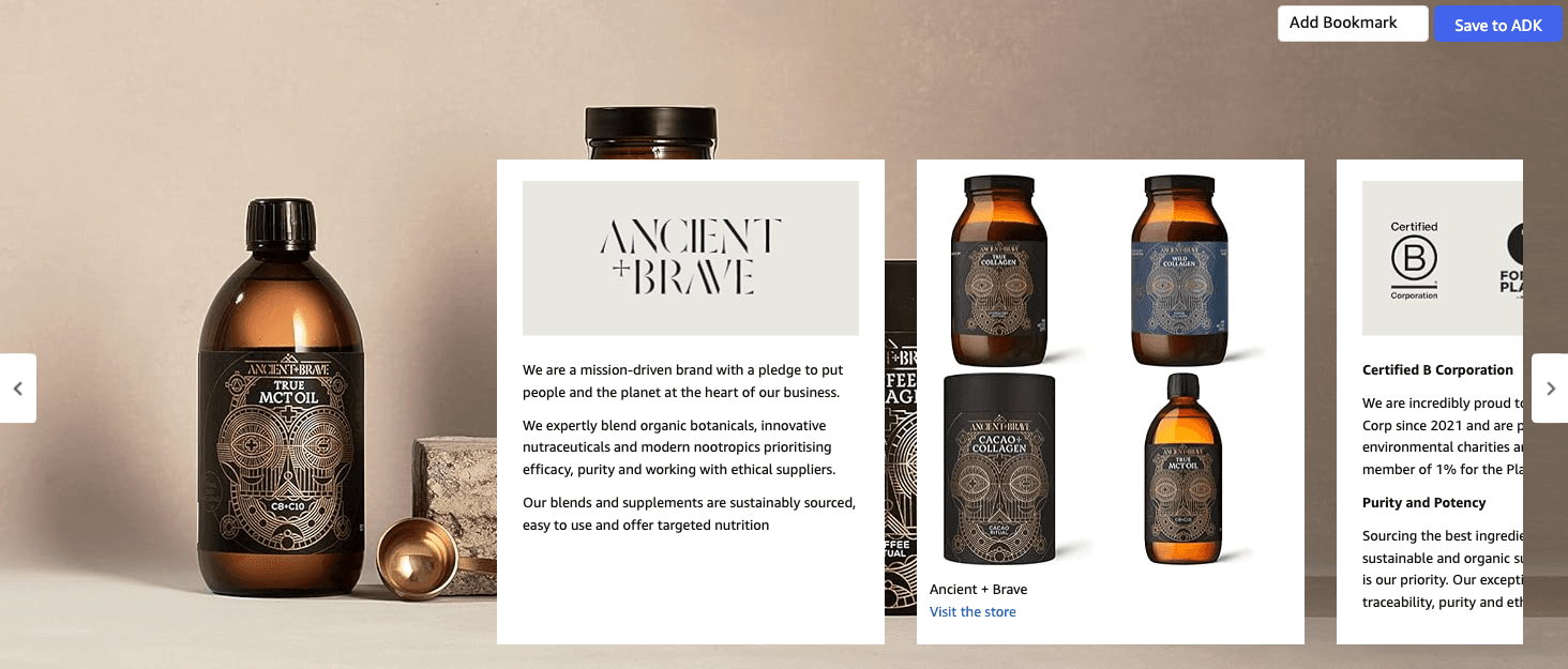 Brand Stories for Ancient + Brave True Collagen 200g