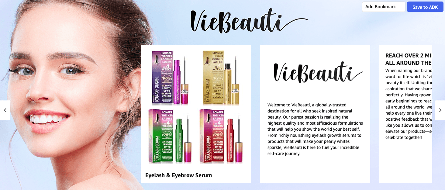 Amazon.com: VieBeauti Eyebrow Growth Serum: Eyebrow Serum to Grow Brows with Advanced…: Brand Stories