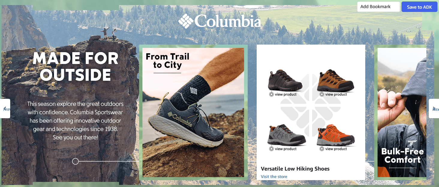 Brand Stories for Columbia Men's Hiking Shoes