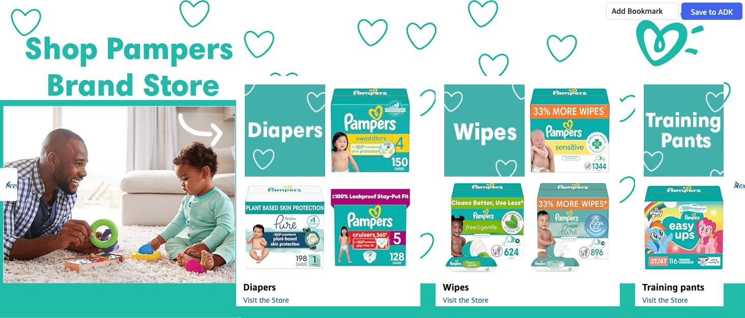 Brand Stories for Amazon.com: Pampers Diapers