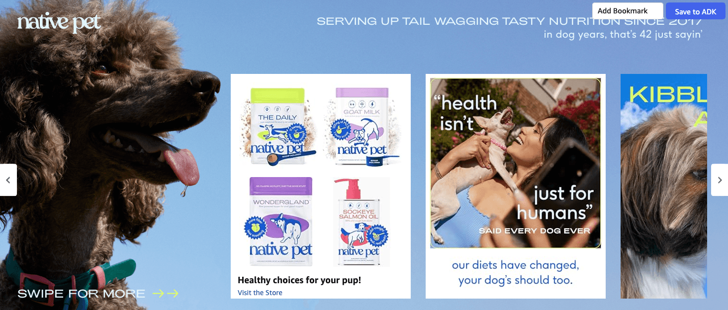 Brand Stories for Amazon.com : Native Pet Omega 3 Fish Oil for Dogs with EPA DHA
