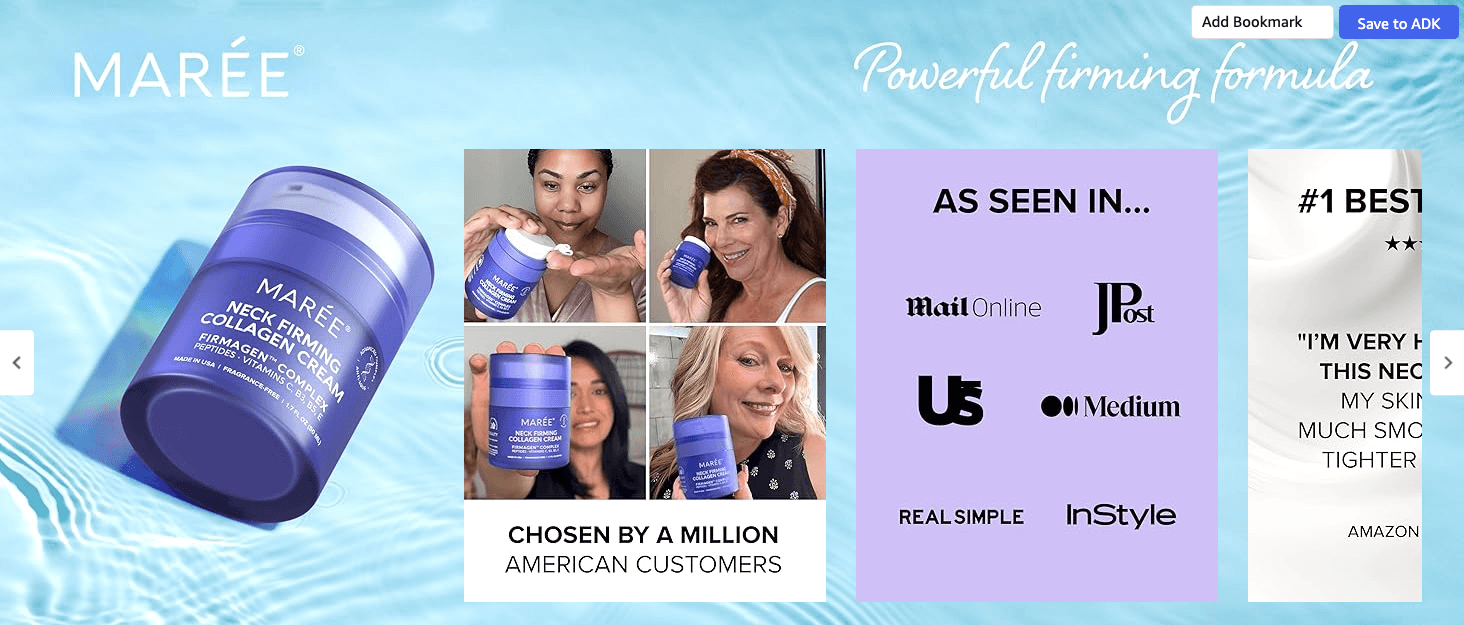 Amazon.com: MAREE Neck Cream: Brand Stories