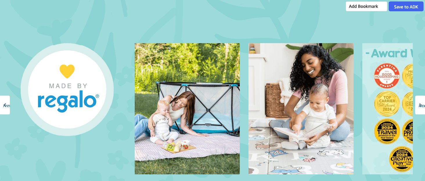 Amazon.com: Regalo Easy Step 38.5-Inch Wide Walk Thru Baby Gate: Brand Stories