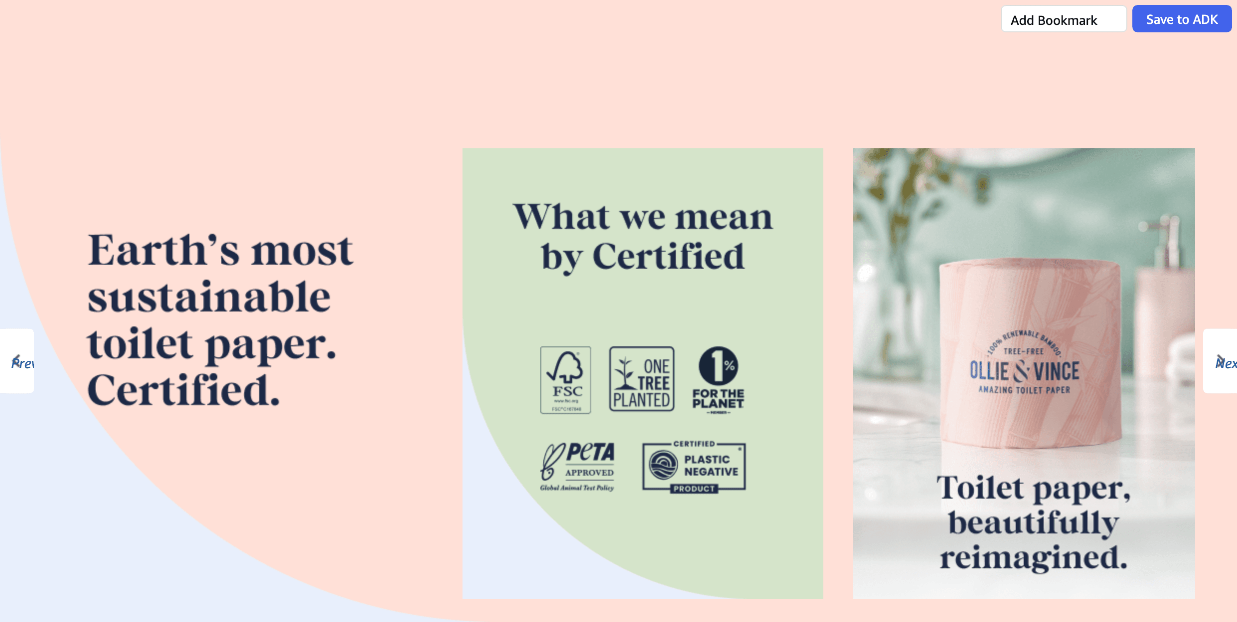 Brand Stories for Amazon.com: Ollie & Vince Bamboo Toilet Paper