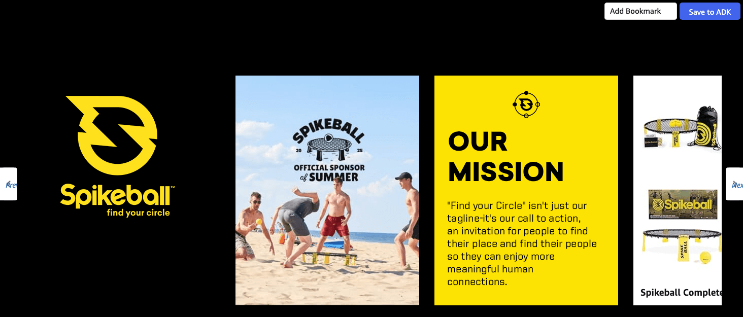 Amazon.com: Spikeball 3-Ball Original Roundnet Game Set: Brand Stories