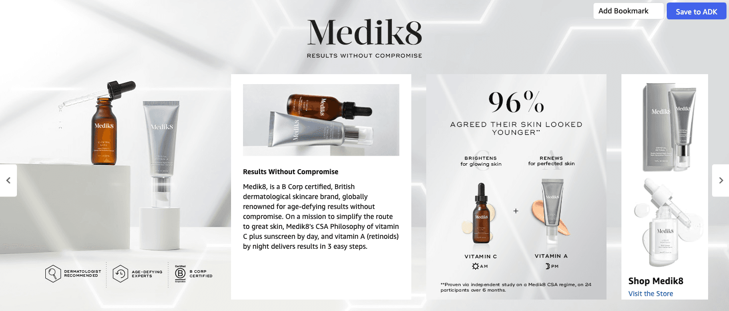 Amazon.com: Medik8 Crystal Retinal 3: Brand Stories