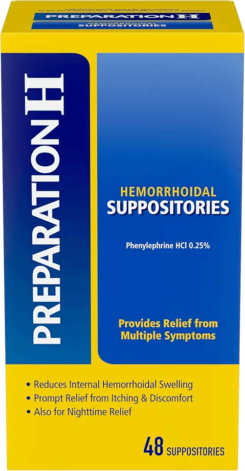 PREPARATION H Hemorrhoid Symptom Treatment Suppositories: Hero Images