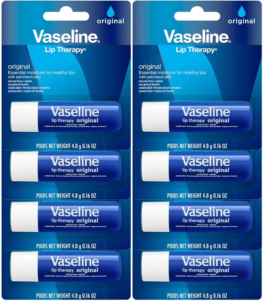 Vaseline Lip Therapy Original 8-Pack: Hero Images