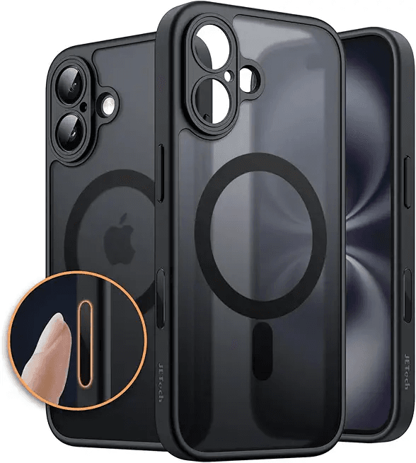 JETech Magnetic Case for iPhone 16 6.1-Inch with Camera Control Button: Hero Images