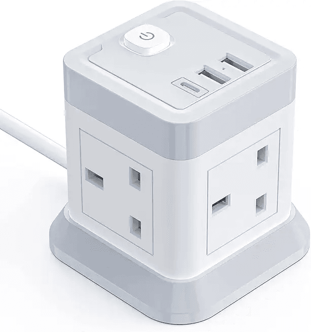 Extension Lead Cube with USB: Hero Images