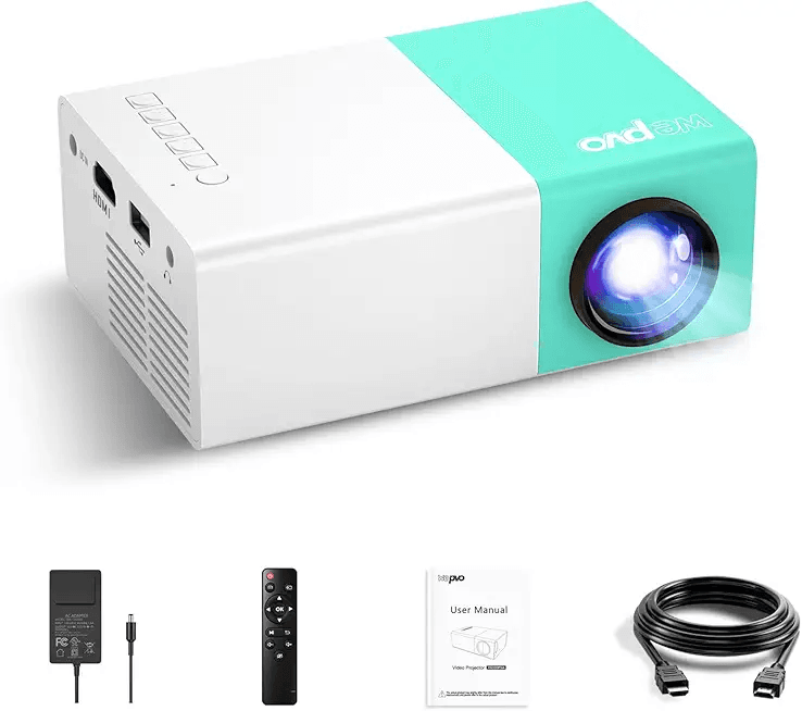 wepvo Projector Mini Portable Outdoor Movie Projectors: Hero Images
