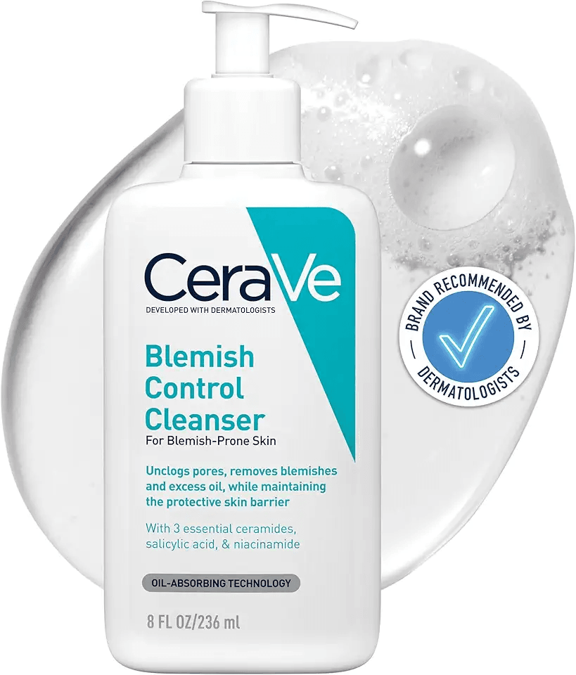 CeraVe Blemish Control Face Cleanser with 2% Salicylic Acid & Niacinamide for…: Hero Images