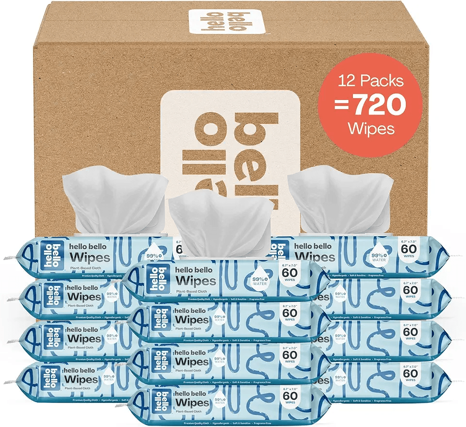 Hello Bello Extra Gentle Unscented Baby Wipes: Hero Images