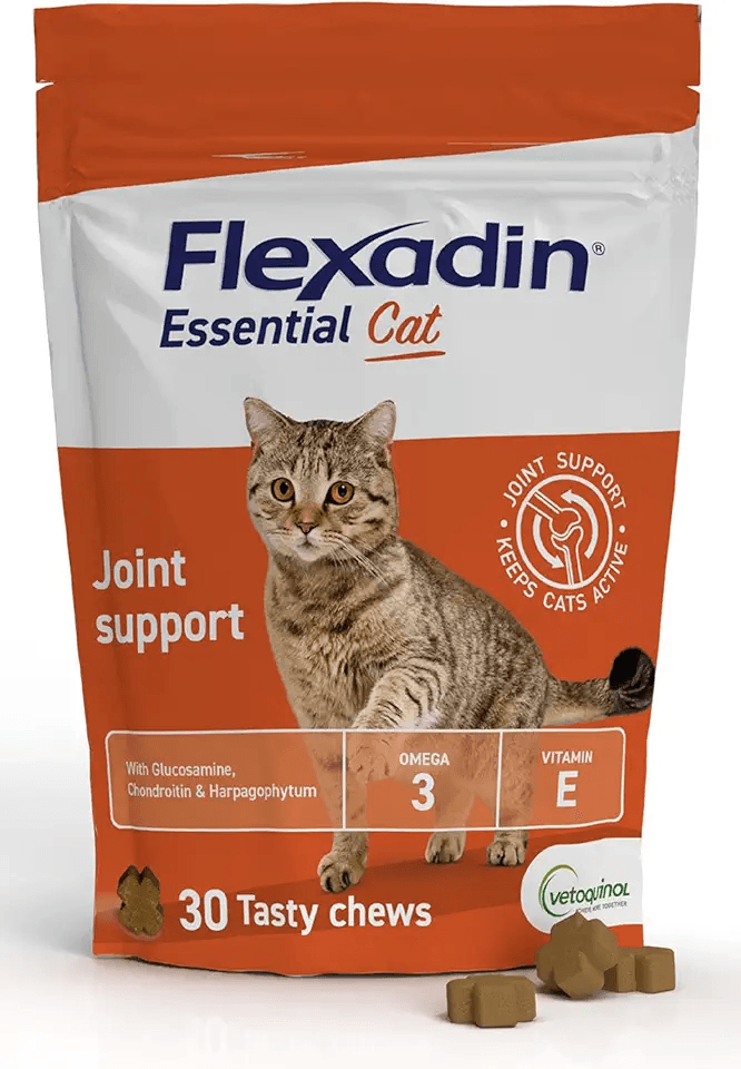 Flexadin Essential Joint Care Supplement for Cats containing Glucosamine: Hero Images