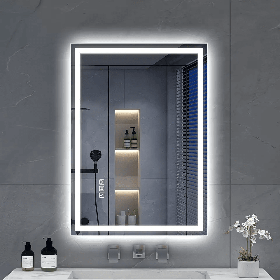 S'bagno Bluetooth-Bathroom-Mirror-with-LED-Lights 700x500mm: Hero Images