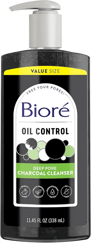 Biore Deep Pore Charcoal Face Wash: Hero Images