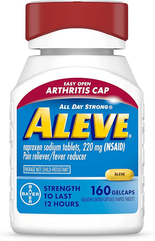 Aleve Gelcaps with Easy Open Arthritis Cap: Hero Images