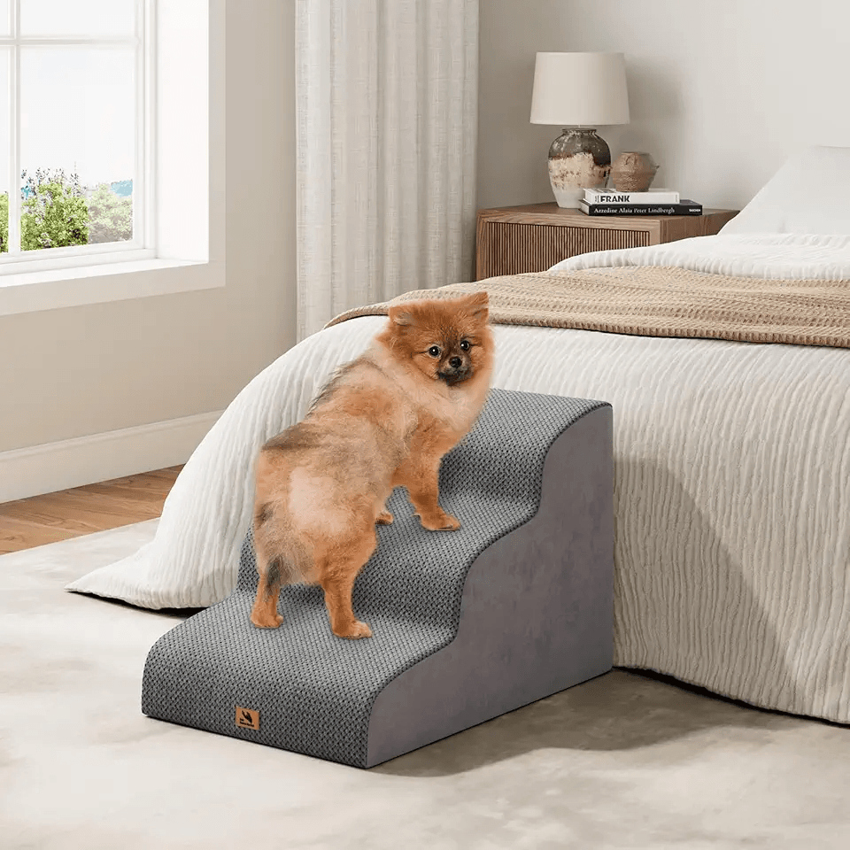 Dripex Curved Dog Stairs for Beds Couches: Hero Images