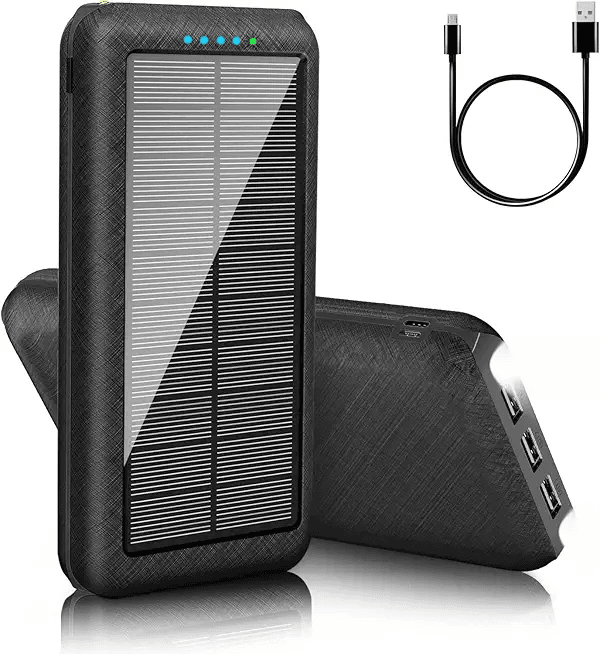 Portable Charger Solar Charger Power Bank 26800mAh Battery Pack Camping Waterproof…: Hero Images